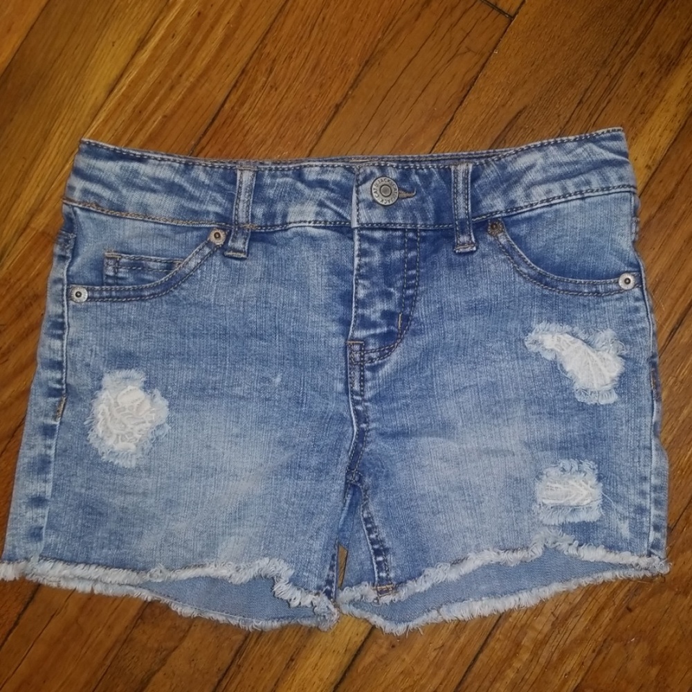 Girls jean shorts
